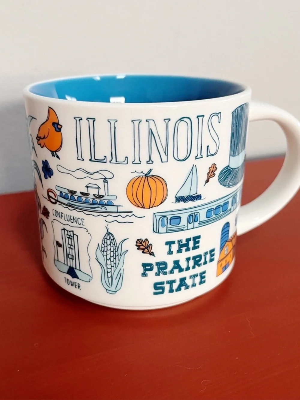 Starbucks Illinois Been There Series Coffee Tea Mug 14 Oz 414 mL Collectors